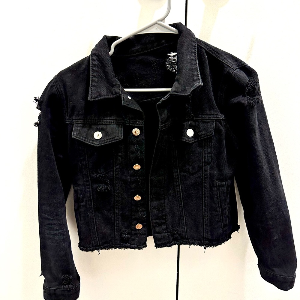 Black Jean Jacket